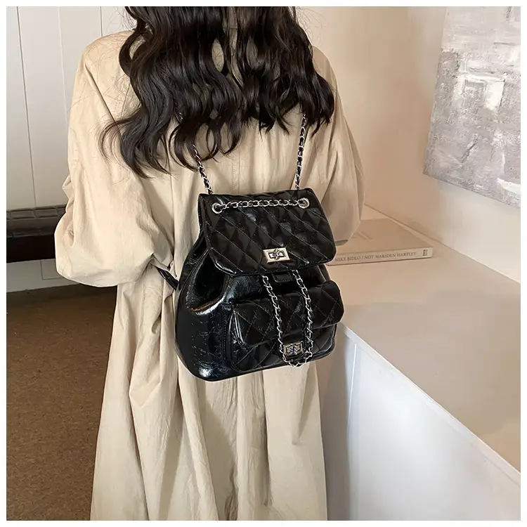 Women's Crossbody Bag Set of 3 with Chain & Textured Design — feature 20