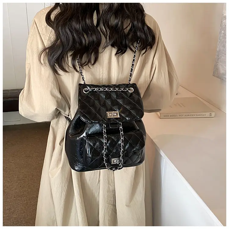 Women's Crossbody Bag Set of 3 with Chain & Textured Design — feature 21