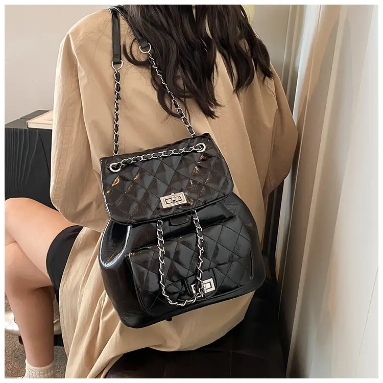 Women's Crossbody Bag Set of 3 with Chain & Textured Design — feature 24