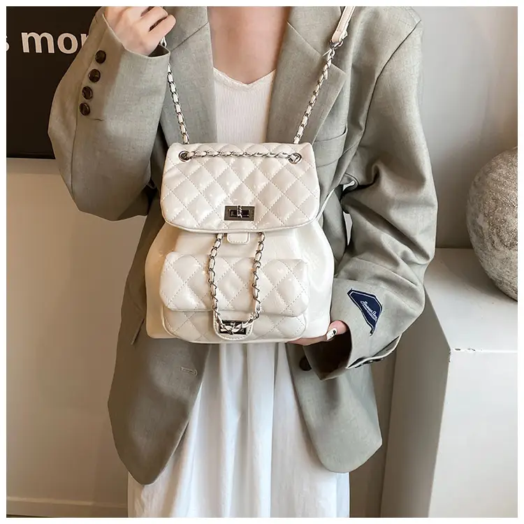 Women's Crossbody Bag Set of 3 with Chain & Textured Design — feature 25