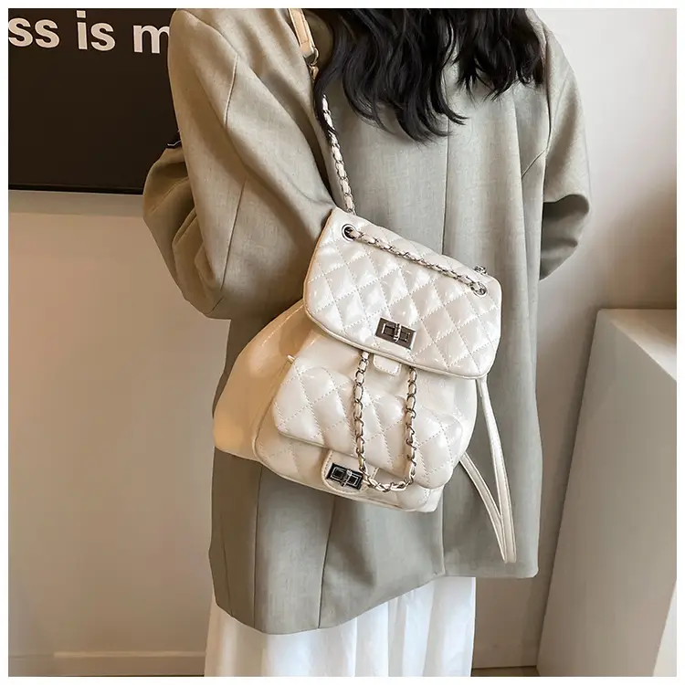 Women's Crossbody Bag Set of 3 with Chain & Textured Design — feature 26