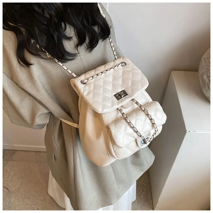 Women's Crossbody Bag Set of 3 with Chain & Textured Design — feature 28