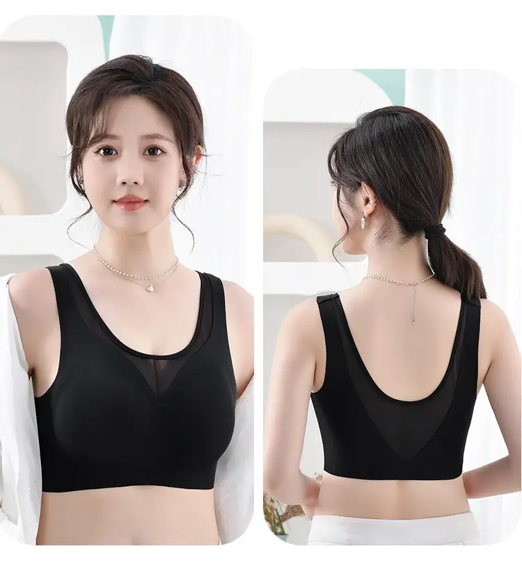 Spring Underwear Set with Chest Pad Vest & No Steel Rings — feature 18