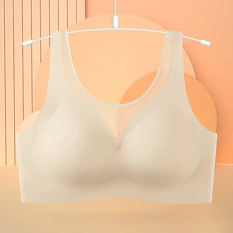 Spring Underwear Set with Chest Pad Vest & No Steel Rings