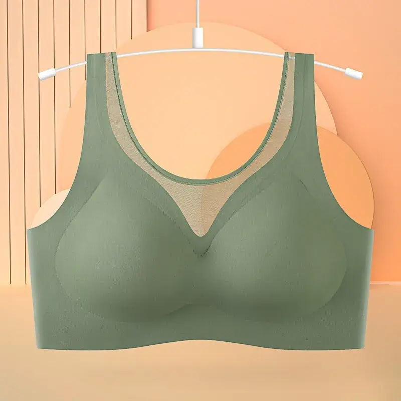 Spring Underwear Set with Chest Pad Vest & No Steel Rings