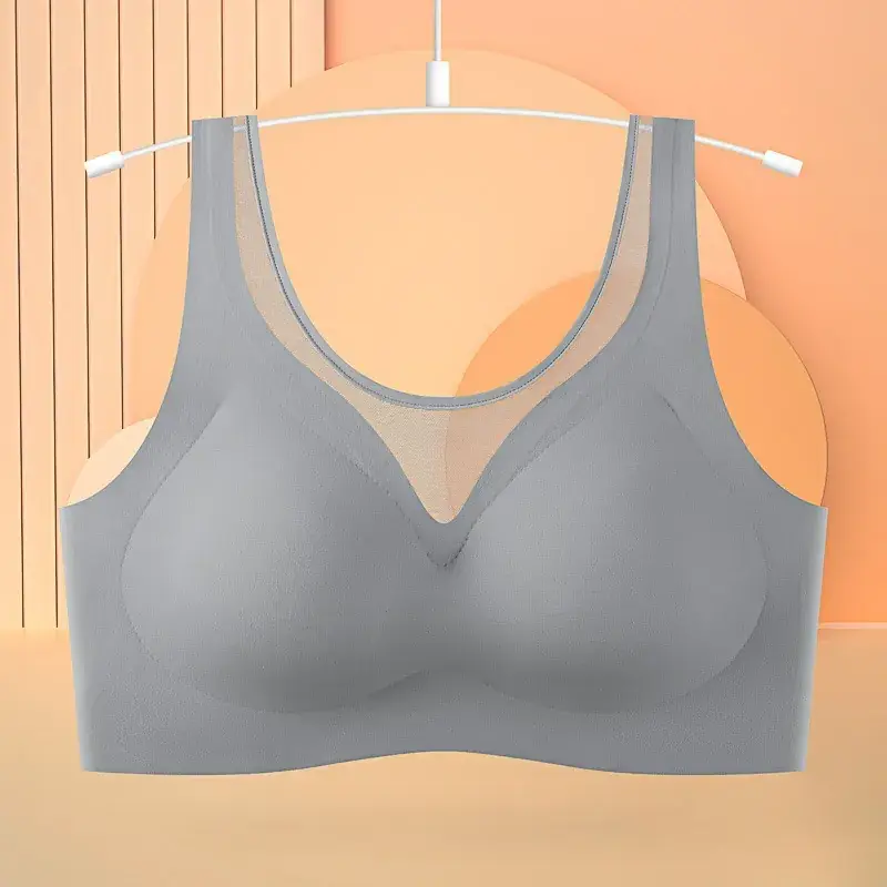 Spring Underwear Set with Chest Pad Vest & No Steel Rings