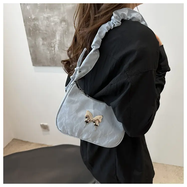 2024 Butterfly Design Shoulder Bag White — feature 16