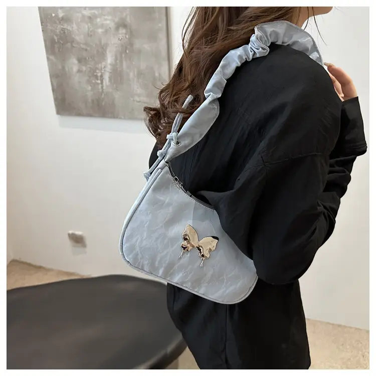 2024 Butterfly Design Shoulder Bag White — feature 17