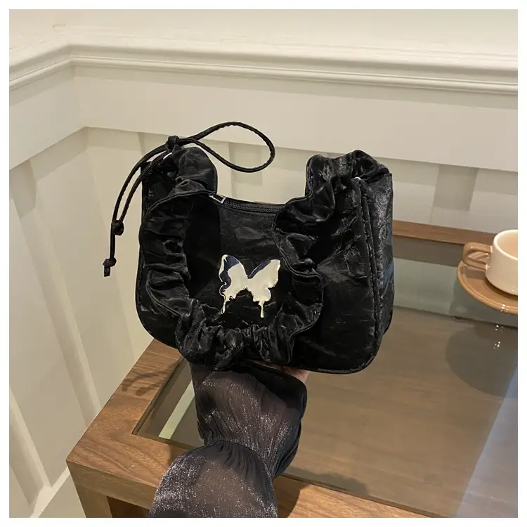 2024 Butterfly Design Shoulder Bag White — feature 19