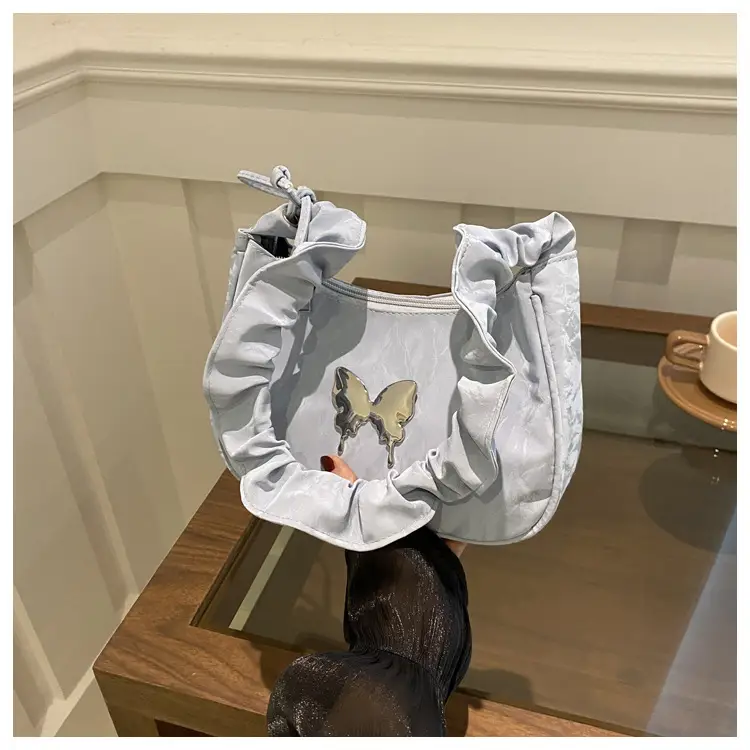 2024 Butterfly Design Shoulder Bag White — feature 20