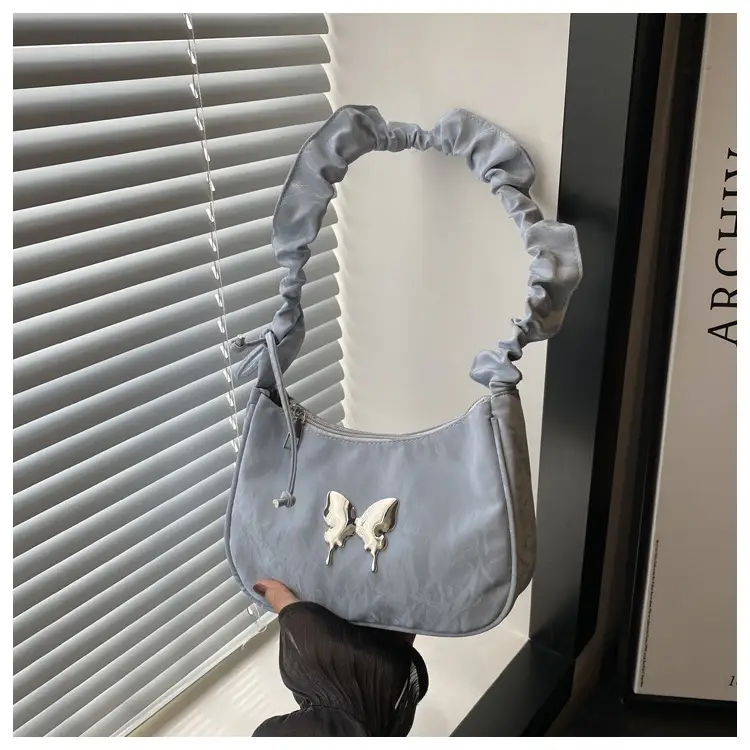 2024 Butterfly Design Shoulder Bag White — feature 24