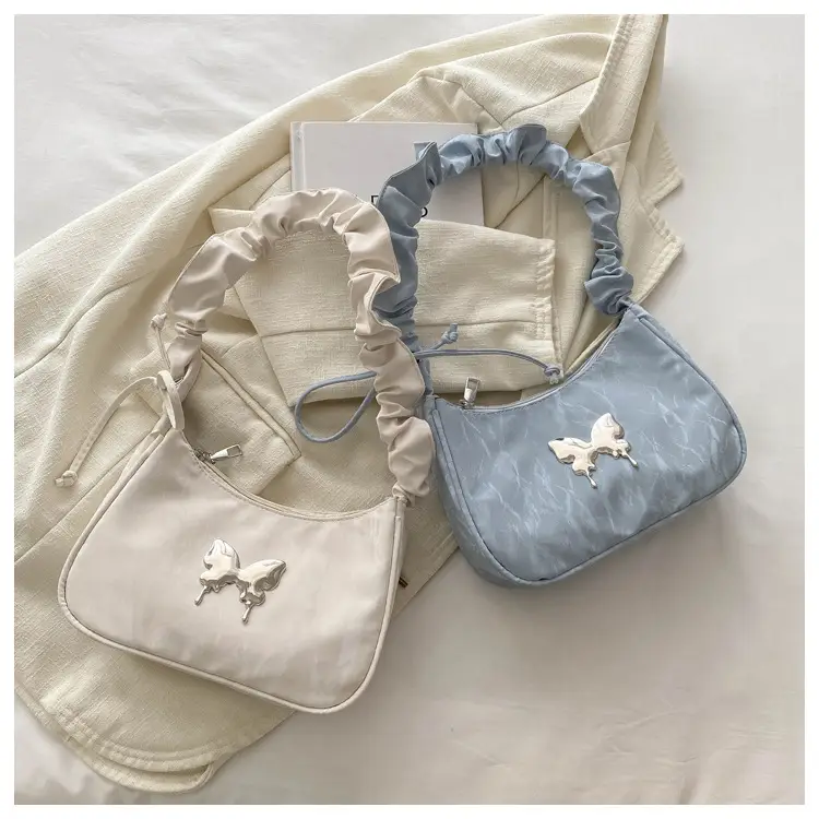 2024 Butterfly Design Shoulder Bag White — feature 27