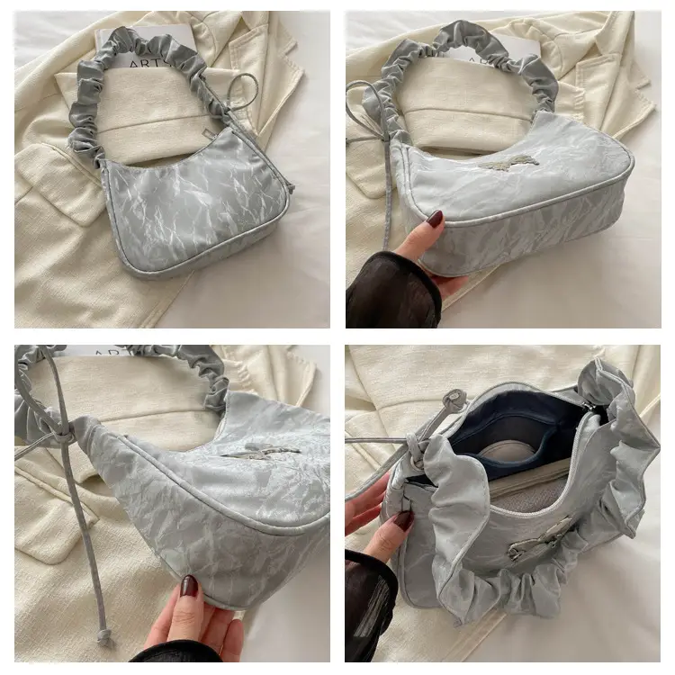 2024 Butterfly Design Shoulder Bag White — feature 9