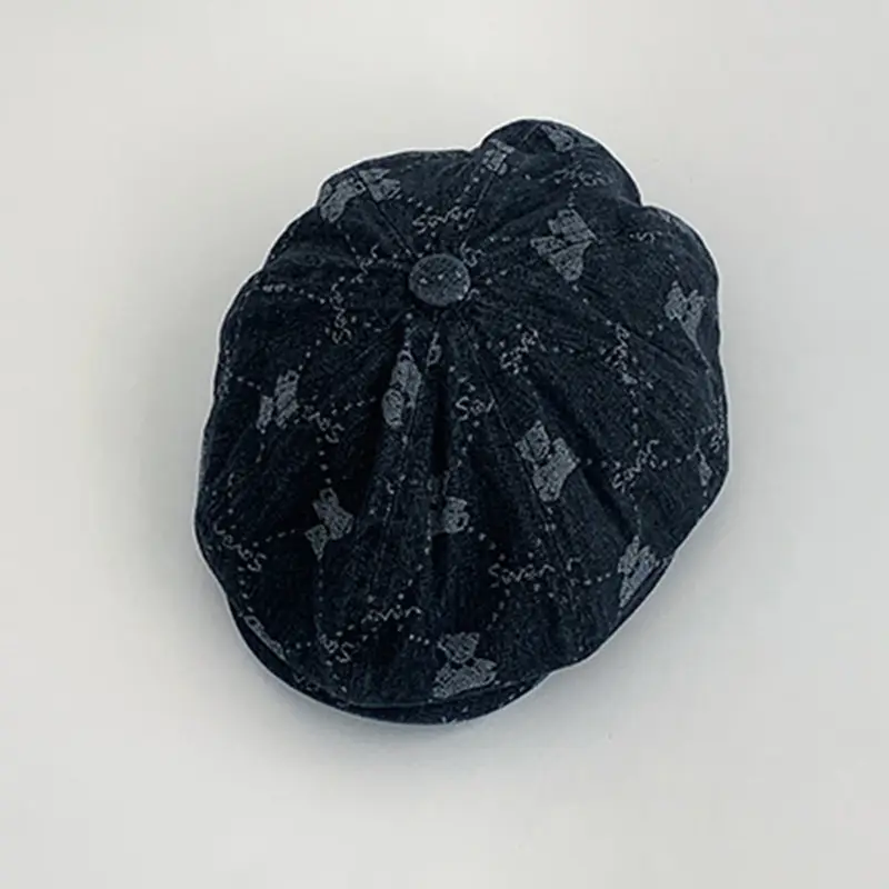 Japanese Style Denim Bear Hat for Women - Image 3