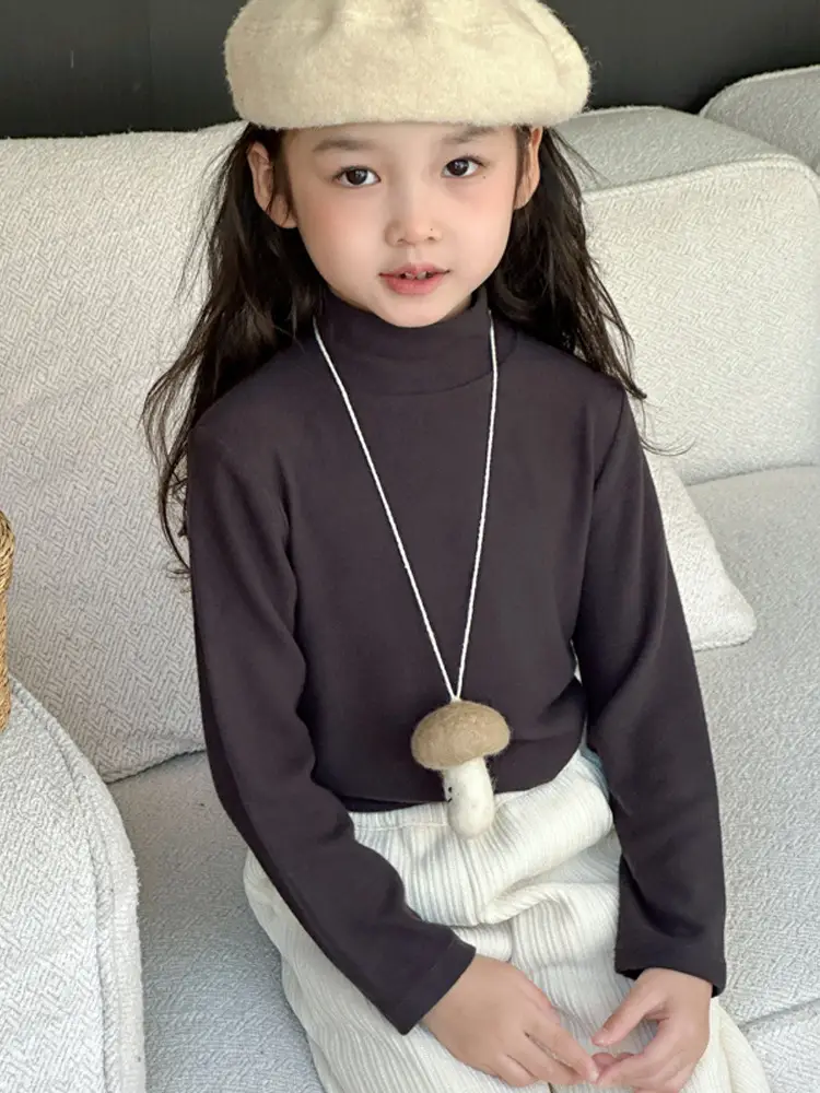 Girls Pink Long Sleeve Cashmere Shirt Set - Image 8