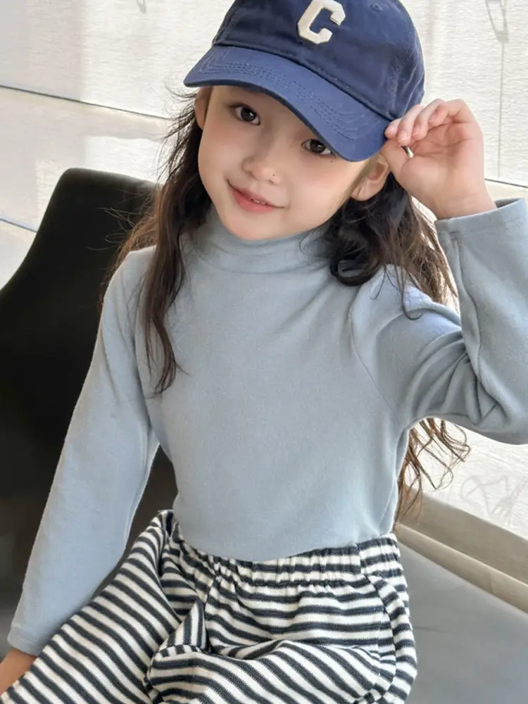 Girls Pink Long Sleeve Cashmere Shirt Set - Image 10