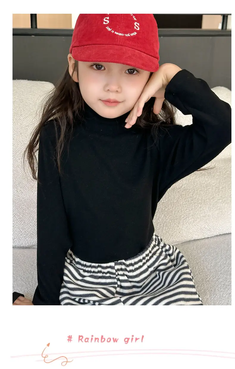 Girls Pink Long Sleeve Cashmere Shirt Set — feature 17