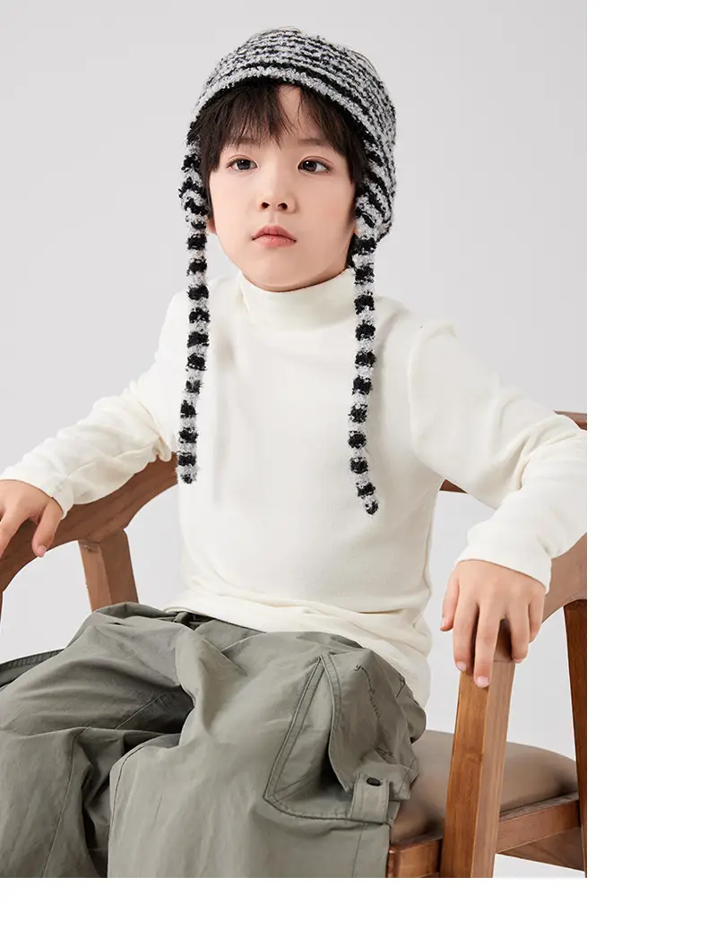 Girls Pink Long Sleeve Cashmere Shirt Set — feature 24