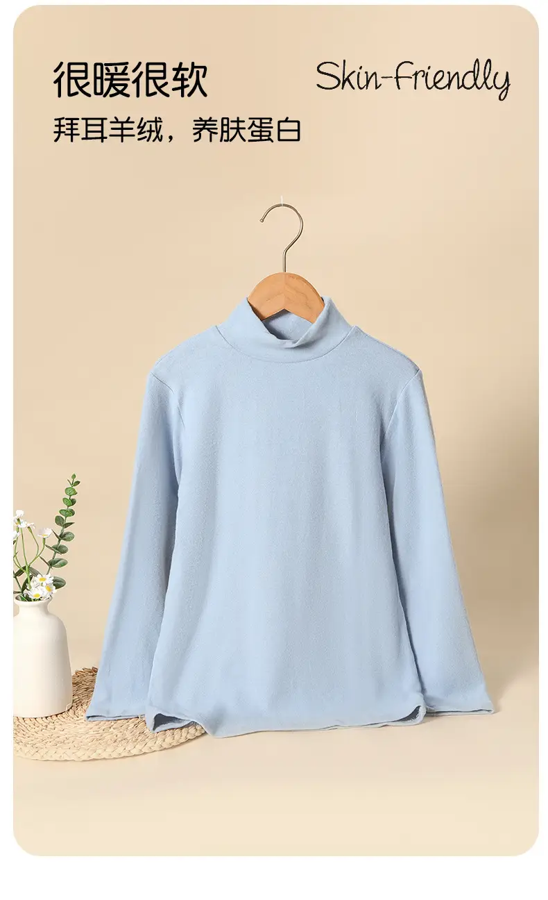 Girls Pink Long Sleeve Cashmere Shirt Set — feature 7