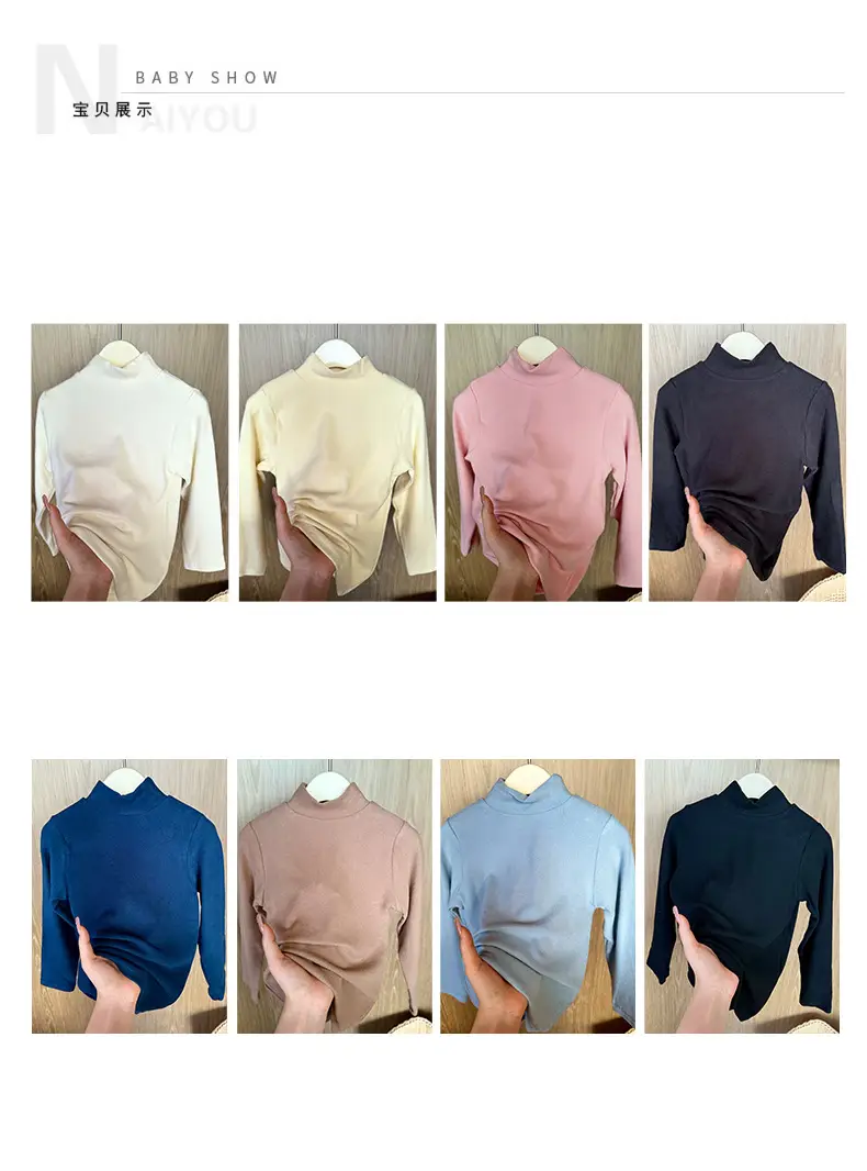 Girls Pink Long Sleeve Cashmere Shirt Set — feature 8