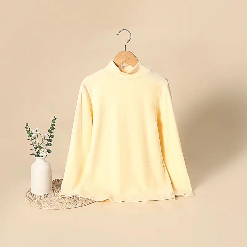 Girls Pink Long Sleeve Cashmere Shirt Set - Image 3