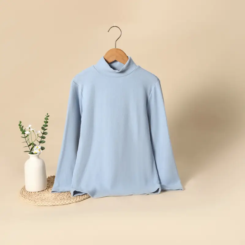 Girls Pink Long Sleeve Cashmere Shirt Set - Image 5