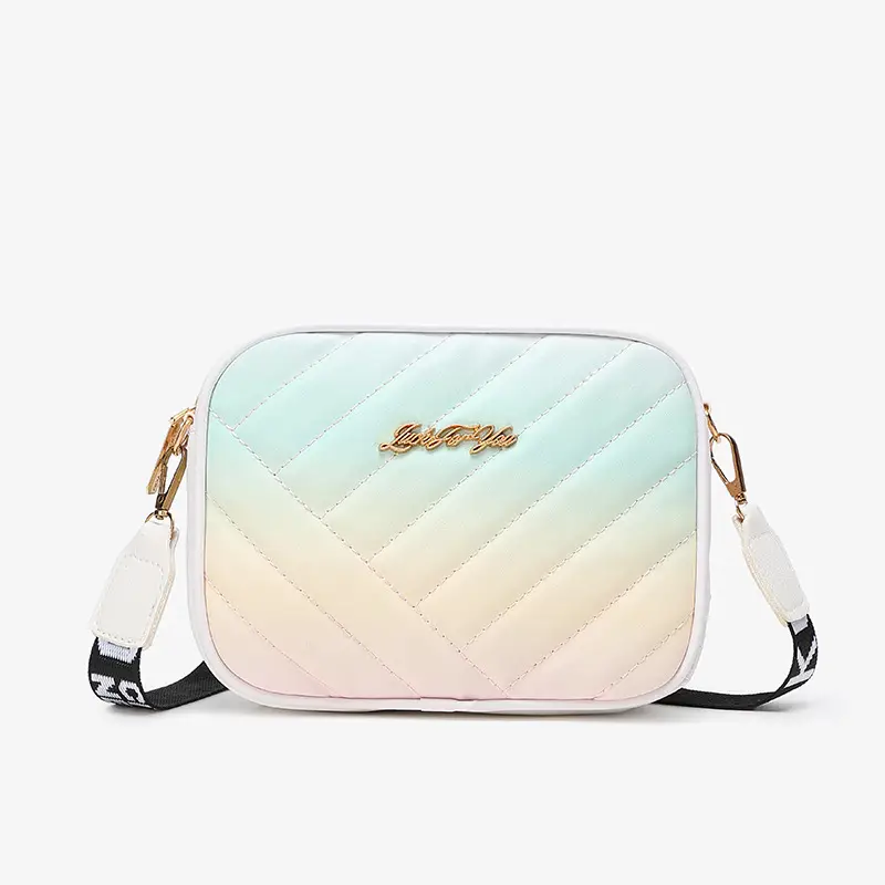 Linguette Women's Rainbow Square Bag Crossbody Photo Bag - Image 2