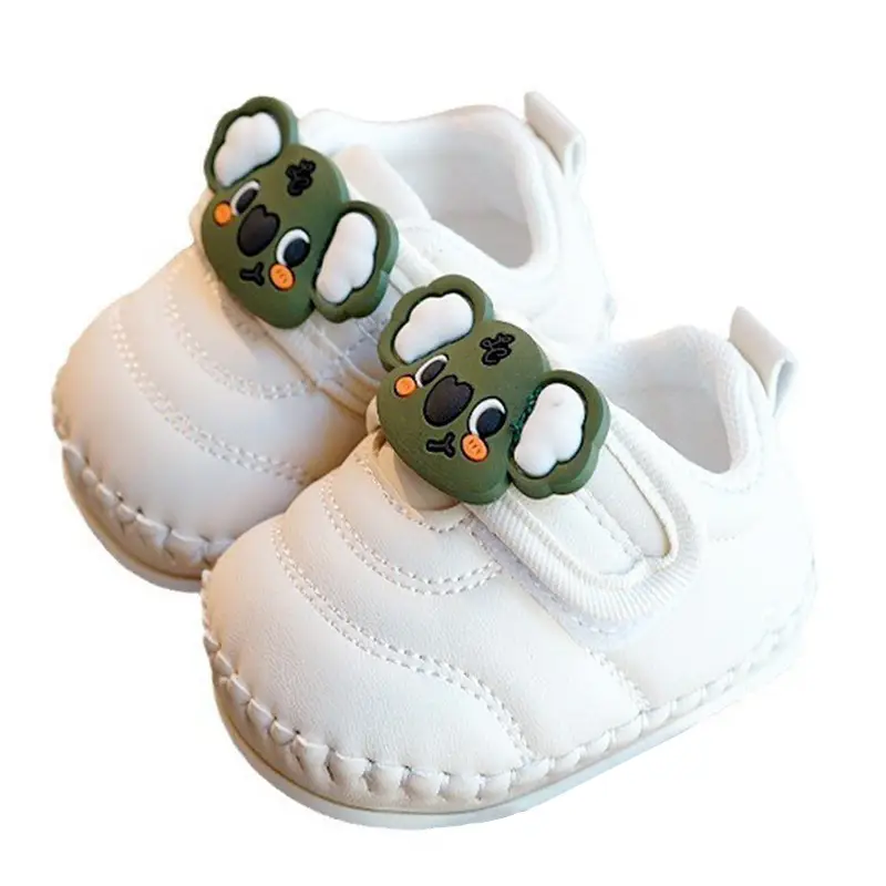Baby Shoes White Soft Sole Cartoon Non-slip 0-1Yr