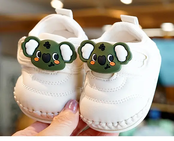 Baby Shoes White Soft Sole Cartoon Non-slip 0-1Yr — feature 4
