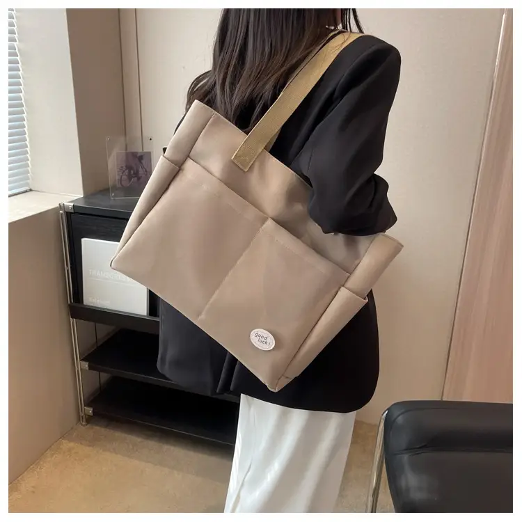 Japanese Style Large Capacity Shoulder Bag for Women - Image 7