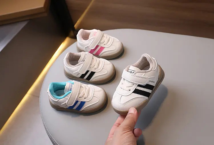 New Baby Board Shoes White Blue All Match German Training — feature 3