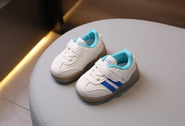 New Baby Board Shoes White Blue All Match German Training — feature 7