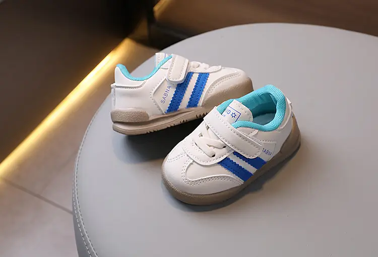 New Baby Board Shoes White Blue All Match German Training — feature 8