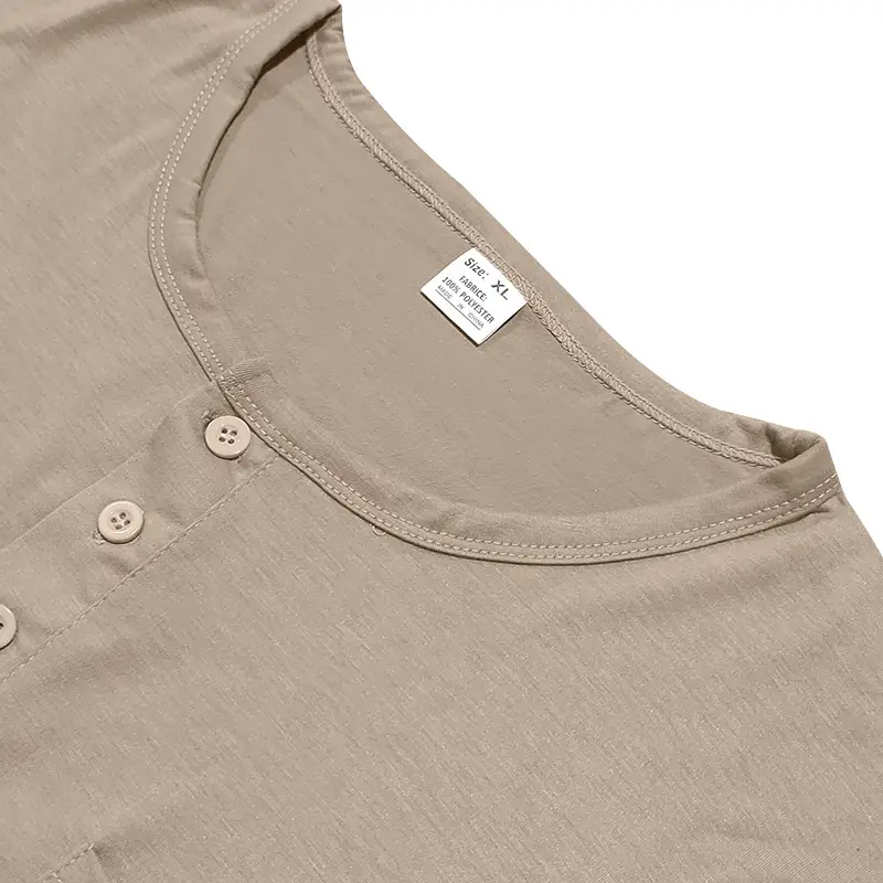 Men's Blue Slim Fit Long Sleeve T-Shirt — feature 35