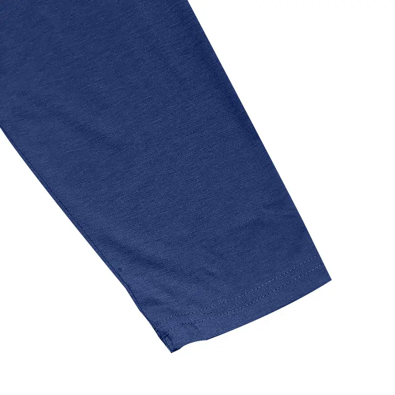 Men's Blue Slim Fit Long Sleeve T-Shirt — feature 49