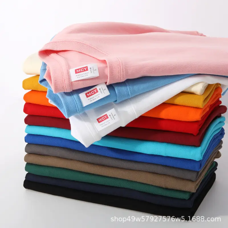 Men Blue Cotton T-Shirt Loose Fit 200G — feature 11
