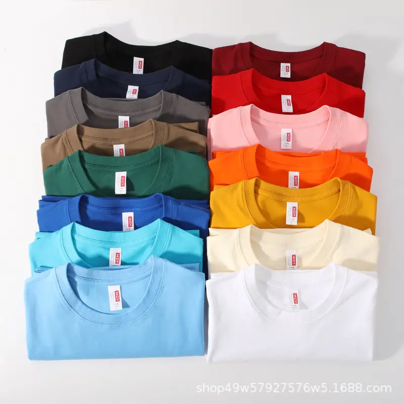 Men Blue Cotton T-Shirt Loose Fit 200G — feature 15