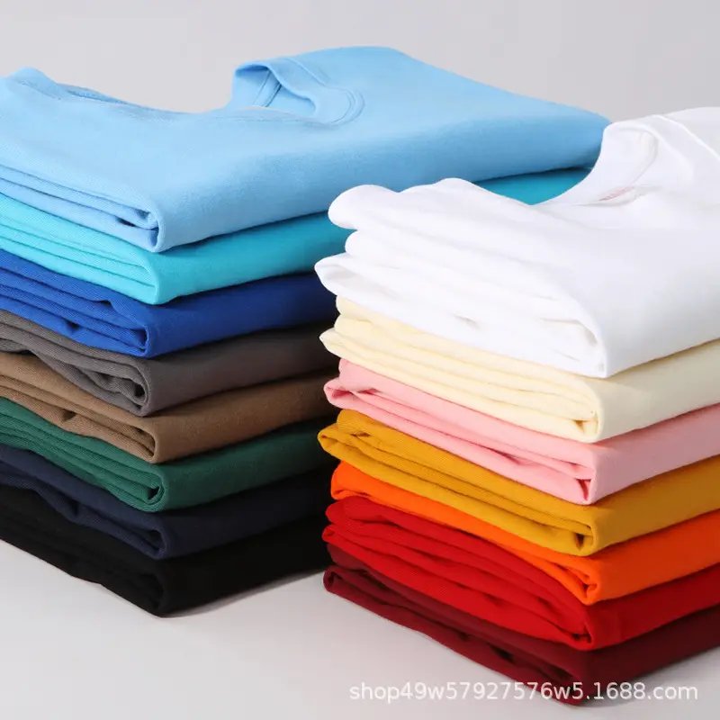 Men Blue Cotton T-Shirt Loose Fit 200G — feature 9