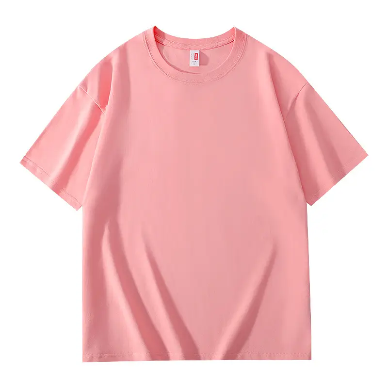 Men Blue Cotton T-Shirt Loose Fit 200G - Image 3