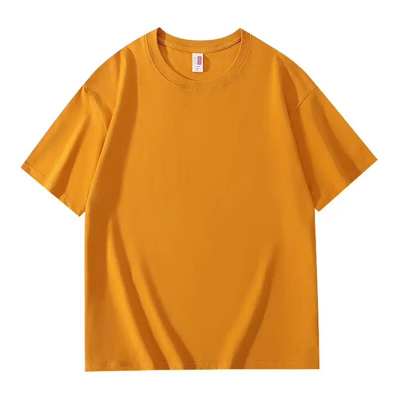 Men Blue Cotton T-Shirt Loose Fit 200G - Image 4