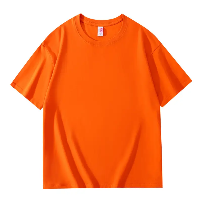 Men Blue Cotton T-Shirt Loose Fit 200G - Image 5