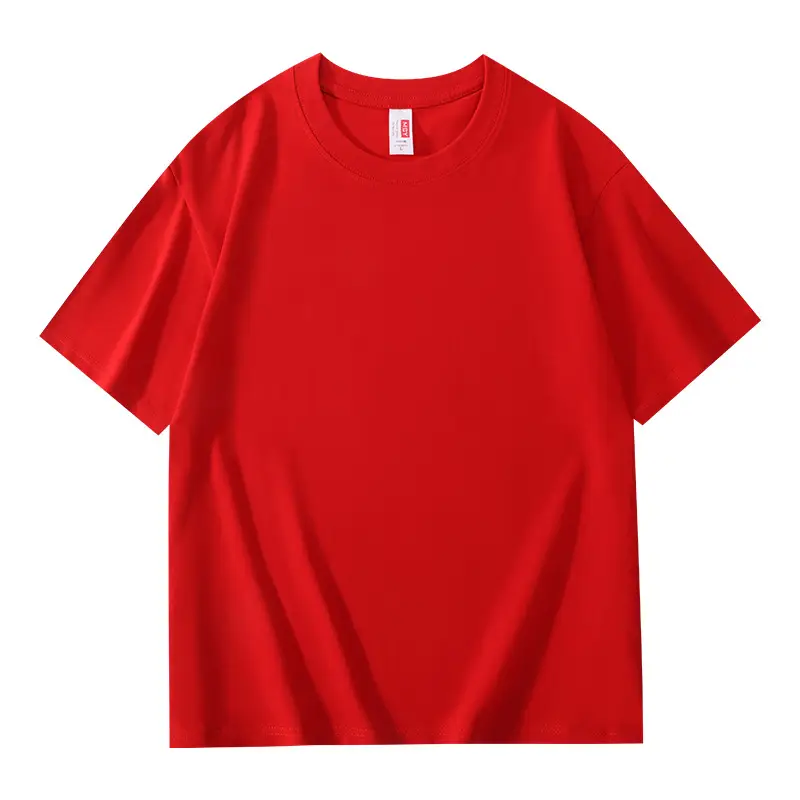 Men Blue Cotton T-Shirt Loose Fit 200G - Image 6