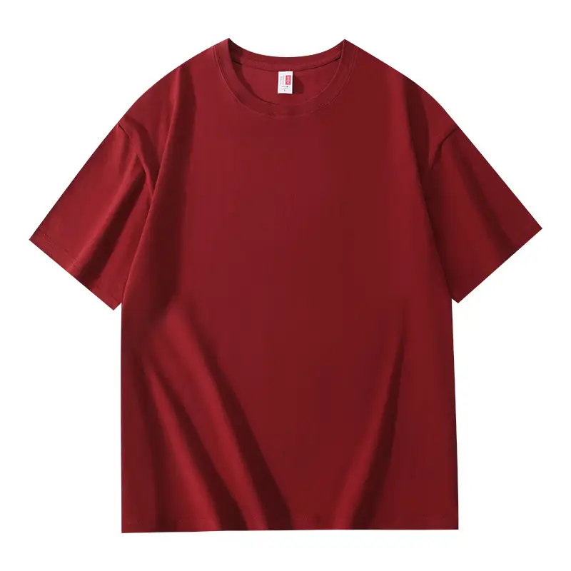 Men Blue Cotton T-Shirt Loose Fit 200G - Image 9
