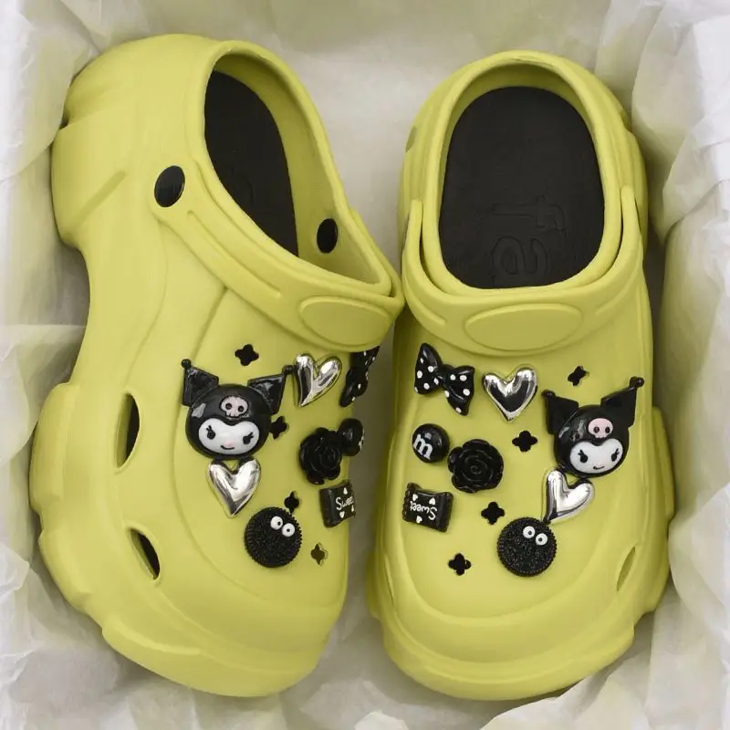 Yellow Cartoon Clogs for Women Summer Wear 2025 - Image 5