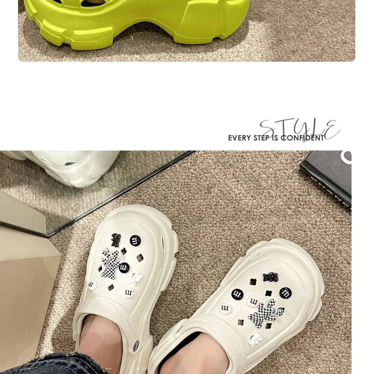 Yellow Cartoon Clogs for Women Summer Wear 2025 — feature 33