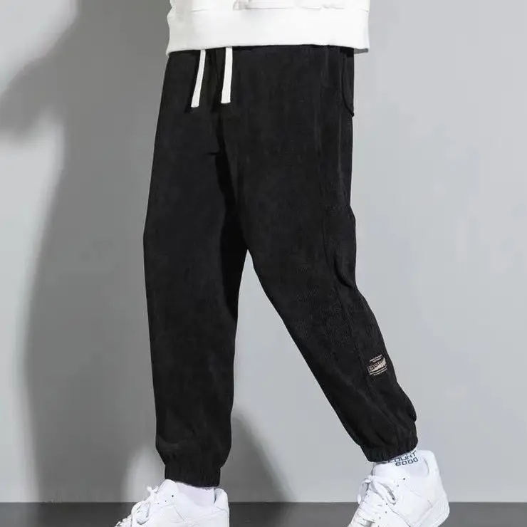 Men Fleece Lined Grey Sweatpants Winter — feature 12