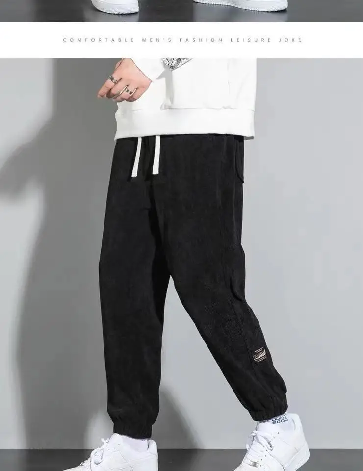Men Fleece Lined Grey Sweatpants Winter — feature 14