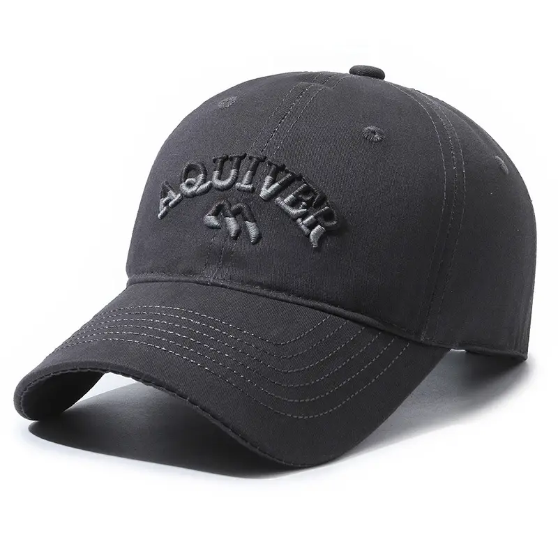 Korean Style Embroidered Cap Women Men Soft Top Baseball - Image 2