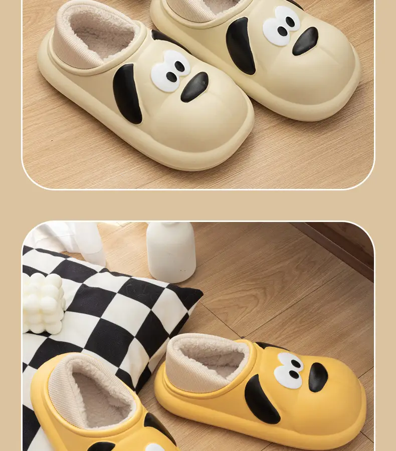 Cotton Slippers for Women in Winter Waterproof Bag Heel Indoor Home Non-Slip Warm Outer Wear Couple Cotton Slippers for Women 2025 New Style — feature 12