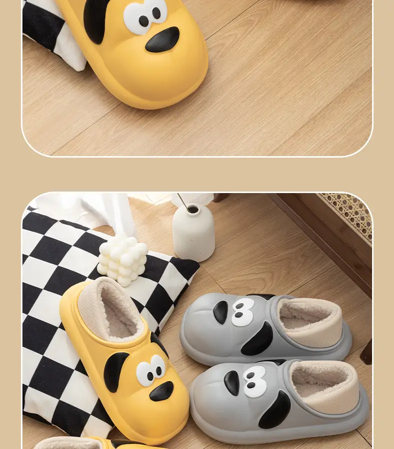 Cotton Slippers for Women in Winter Waterproof Bag Heel Indoor Home Non-Slip Warm Outer Wear Couple Cotton Slippers for Women 2025 New Style — feature 13